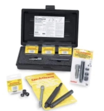 5334-14 – SW ANDERSON Spark Plug Thread Repair Kit, Used For Aluminum Cylinder Heads With Three Inserts And One Tap